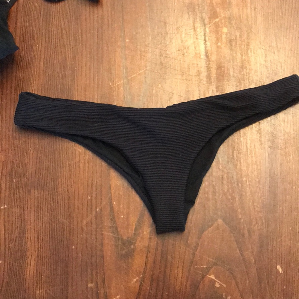 Black bikini bottom